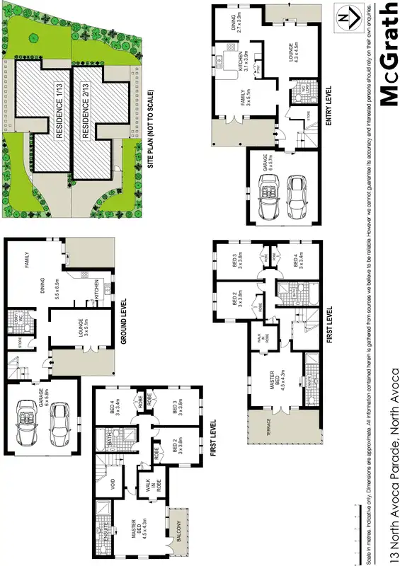 Floorplan of Homely house listing, 13 North Avoca Parade, North Avoca NSW 2260