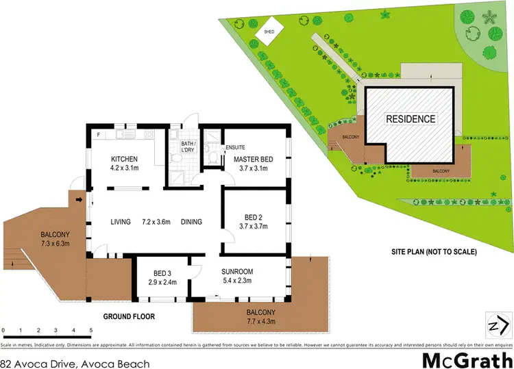 Floorplan of Homely house listing, 82 Avoca Drive, Avoca Beach NSW 2251