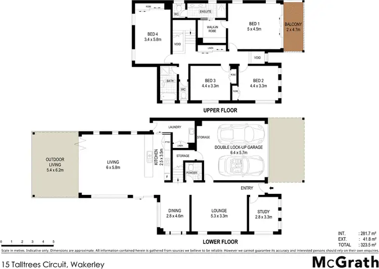 Floorplan of Homely house listing, 15 Talltrees Circuit, Wakerley QLD 4154
