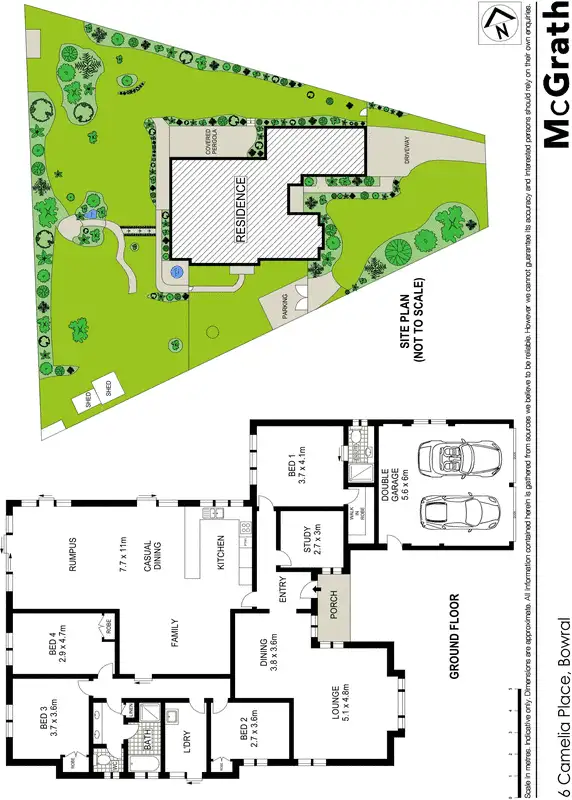 Floorplan of Homely house listing, 6 Camelia Place, Bowral NSW 2576