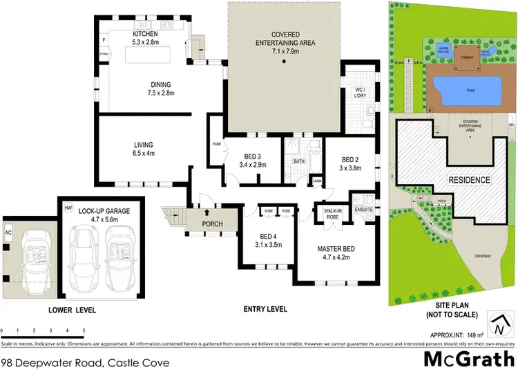 Floorplan of Homely house listing, 98 Deepwater Road, Castle Cove NSW 2069