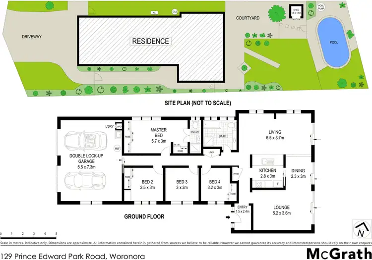 Floorplan of Homely house listing, 129 Prince Edward Park Road, Woronora NSW 2232