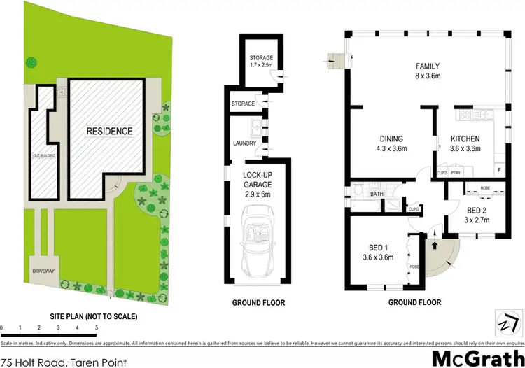 Floorplan of Homely house listing, 75 Holt Road, Taren Point NSW 2229