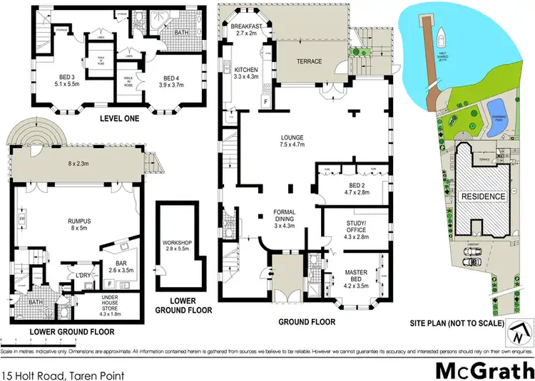 Floorplan of Homely house listing, 15 Holt Road, Taren Point NSW 2229