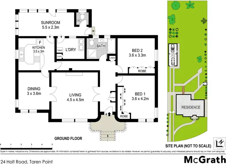 Floorplan of Homely house listing, 24 Holt Road, Taren Point NSW 2229