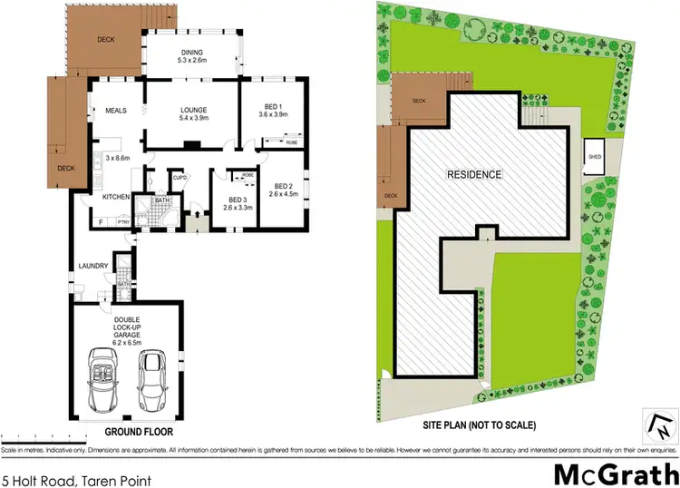 Floorplan of Homely house listing, 5 Holt Road, Taren Point NSW 2229