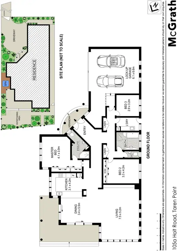 Floorplan of Homely house listing, 105A Holt Road, Taren Point NSW 2229