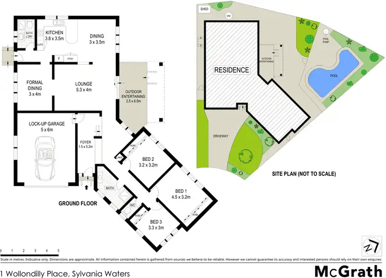 Floorplan of Homely house listing, 1 Wollondilly Place, Sylvania Waters NSW 2224