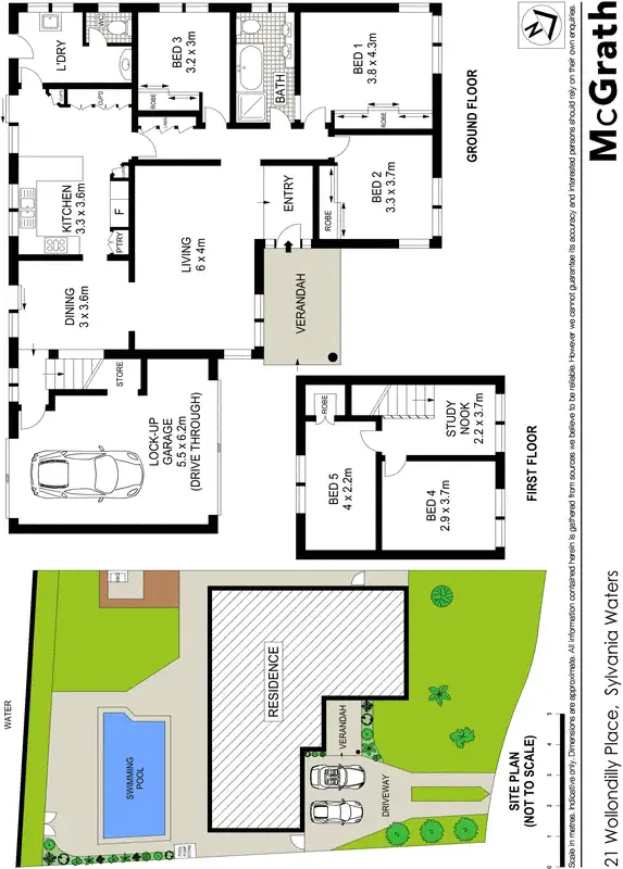 Floorplan of Homely house listing, 21 Wollondilly Place, Sylvania Waters NSW 2224