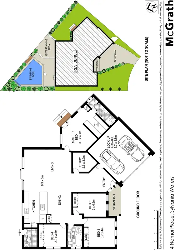 Floorplan of Homely house listing, 4 Namoi Place, Sylvania Waters NSW 2224