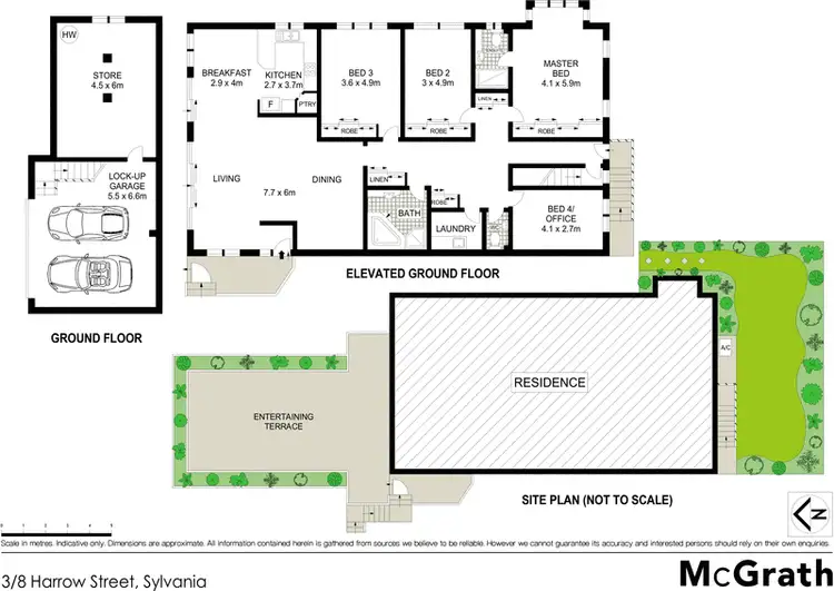 Floorplan of Homely apartment listing, 3/8 Harrow Street, Sylvania NSW 2224