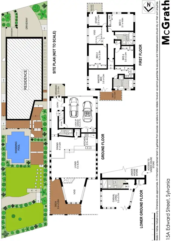 Floorplan of Homely house listing, 15A Edward Street, Sylvania NSW 2224