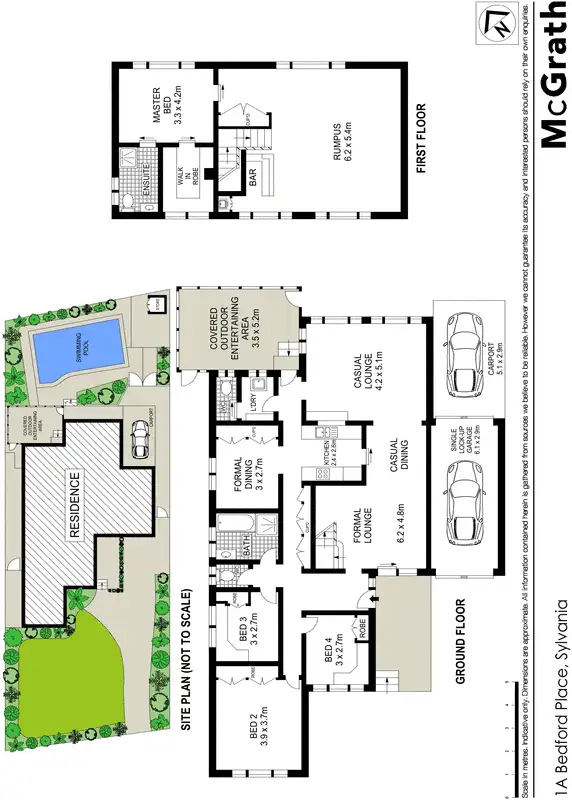 Floorplan of Homely house listing, 1A Bedford Place, Sylvania NSW 2224