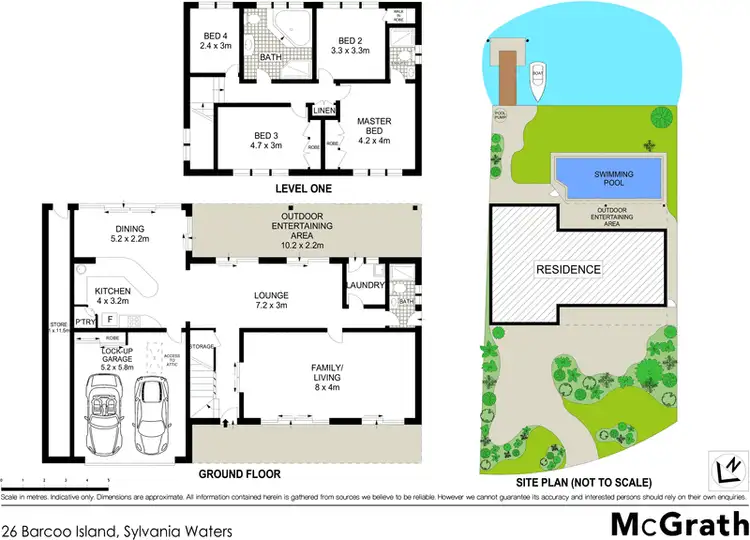 Floorplan of Homely house listing, 26 Barcoo Island, Sylvania Waters NSW 2224