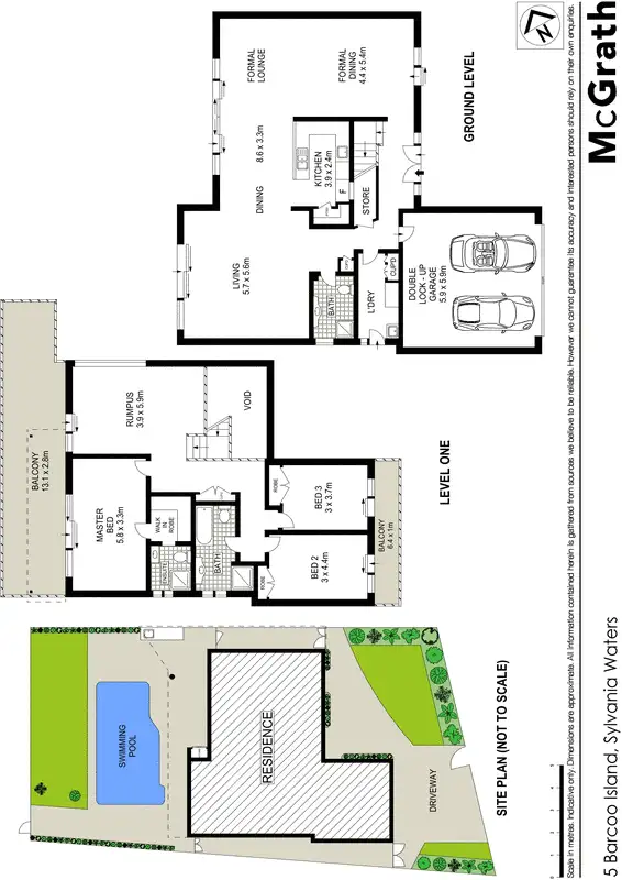 Floorplan of Homely house listing, 5 Barcoo Island, Sylvania Waters NSW 2224