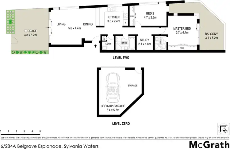 Floorplan of Homely apartment listing, 6/284 Belgrave Esplanade, Sylvania Waters NSW 2224