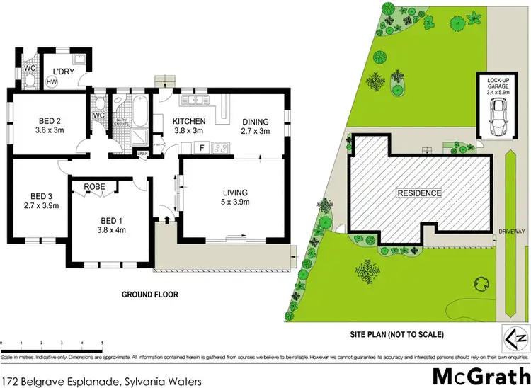 Floorplan of Homely house listing, 172 Belgrave Esplanade, Sylvania Waters NSW 2224