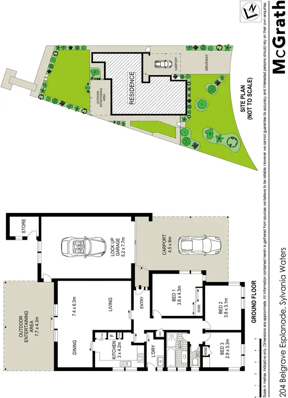 Floorplan of Homely house listing, 204 Belgrave Esplanade, Sylvania Waters NSW 2224