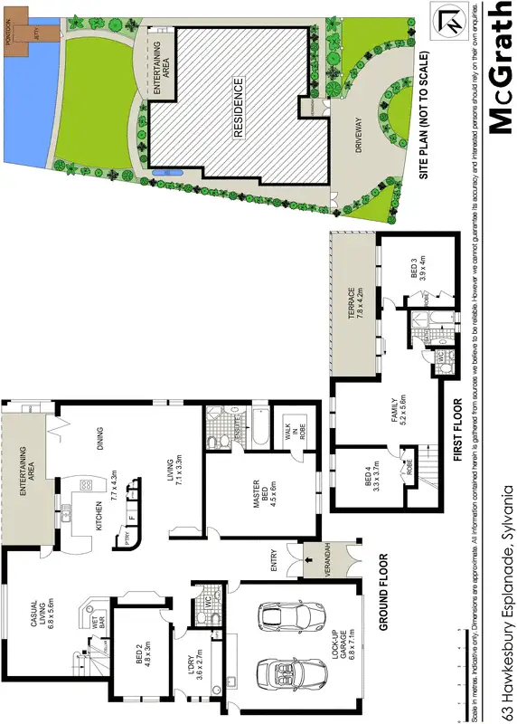 Floorplan of Homely house listing, 63 Hawkesbury Esplanade, Sylvania Waters NSW 2224
