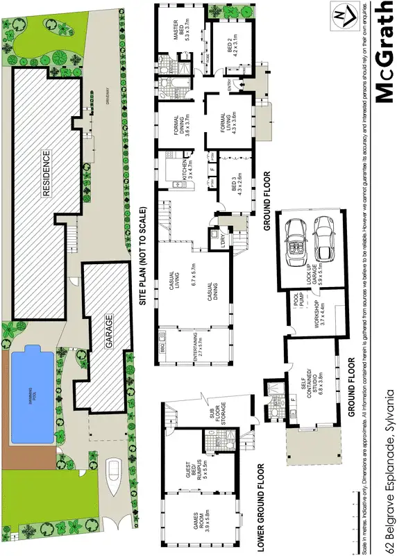 Floorplan of Homely house listing, 62 Belgrave Esplanade, Sylvania NSW 2224