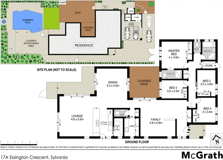 Floorplan of Homely house listing, 17A Essington Crescent, Sylvania NSW 2224