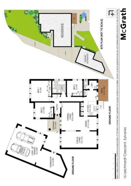 Floorplan of Homely house listing, 16 Leichhardt Crescent, Sylvania NSW 2224