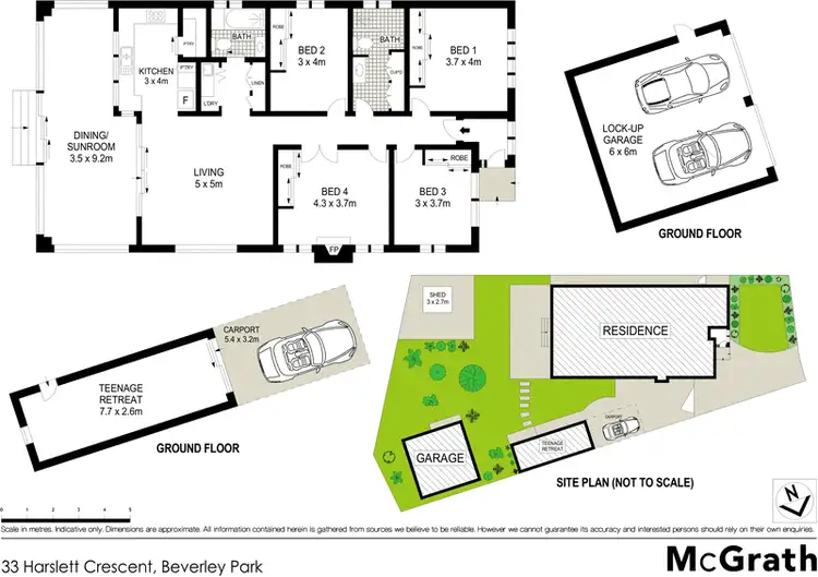 Floorplan of Homely house listing, 33 Harslett Crescent, Beverley Park NSW 2217
