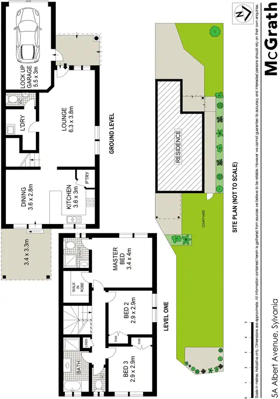 Floorplan of Homely townhouse listing, 5a Albert Avenue, Sylvania NSW 2224