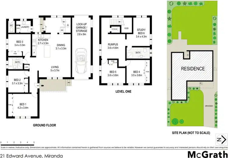 Floorplan of Homely house listing, 21 Edward Avenue, Miranda NSW 2228