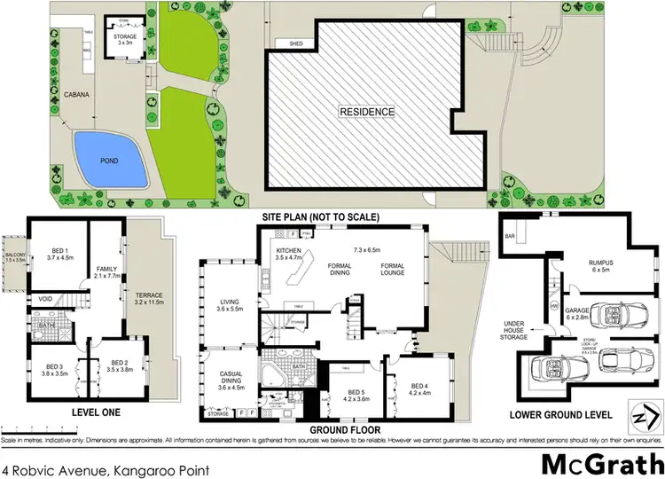 Floorplan of Homely house listing, 4 Robvic Avenue, Kangaroo Point NSW 2224