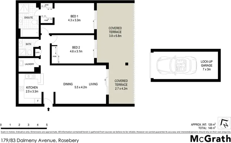 Floorplan of Homely apartment listing, 179/83 Dalmeny Avenue, Rosebery NSW 2018