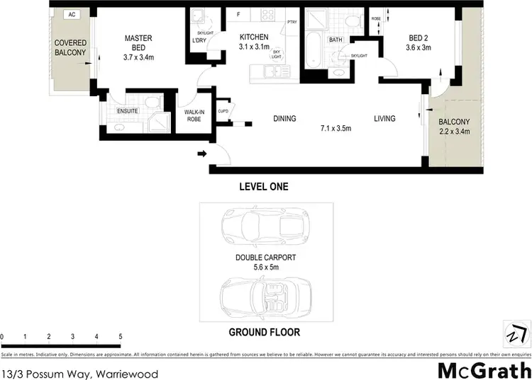 Floorplan of Homely unit listing, 13/3 Possum Way, Warriewood NSW 2102