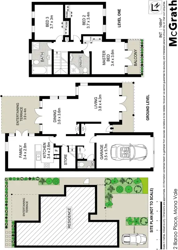 Floorplan of Homely townhouse listing, 2 Illaroo Place, Mona Vale NSW 2103