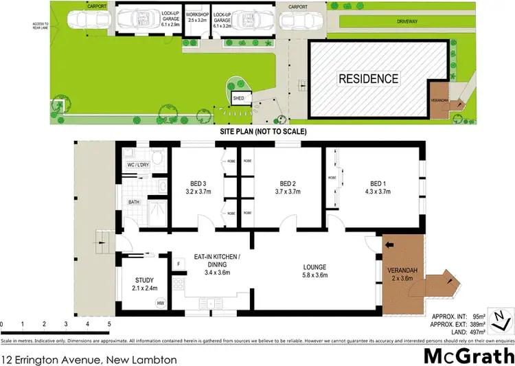 Floorplan of Homely house listing, 12 Errington Avenue, New Lambton NSW 2305
