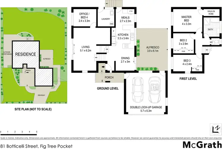 Floorplan of Homely house listing, 81 Botticelli Street, Fig Tree Pocket QLD 4069