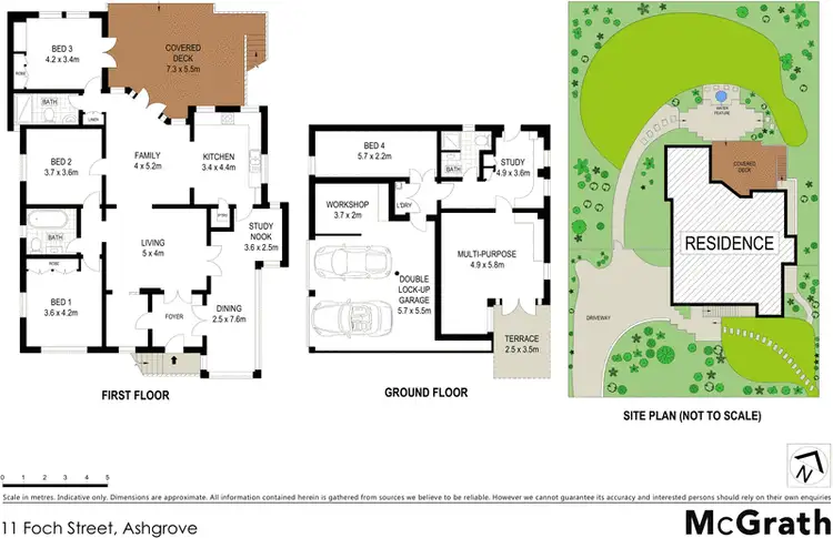 Floorplan of Homely house listing, 11 Foch Street, Ashgrove QLD 4060