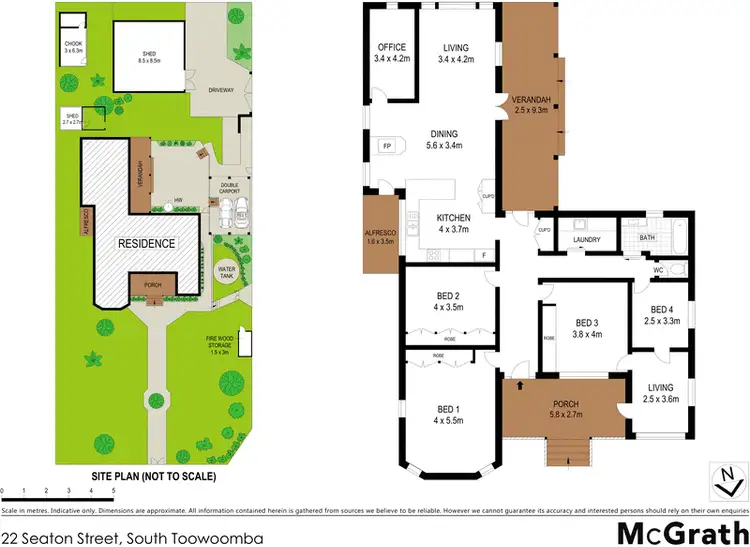 Floorplan of Homely house listing, 22 Seaton Street, South Toowoomba QLD 4350