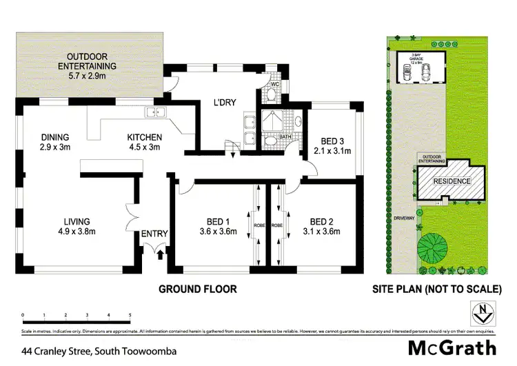 Floorplan of Homely house listing, 44 Cranley Street, South Toowoomba QLD 4350