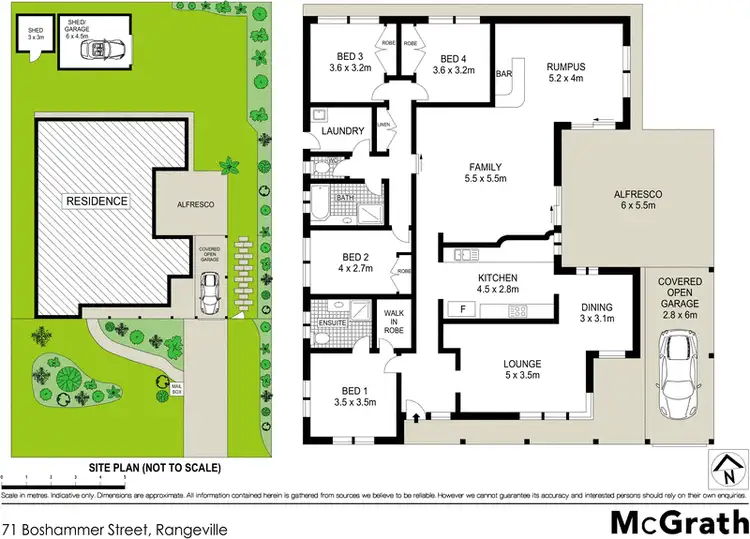 Floorplan of Homely house listing, 71 Boshammer Street, Rangeville QLD 4350