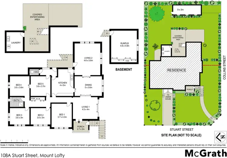 Floorplan of Homely house listing, 108A Stuart Street, Mount Lofty QLD 4350