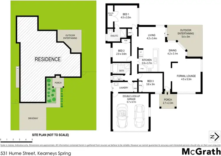 Floorplan of Homely house listing, 531 Hume Street, Kearneys Spring QLD 4350
