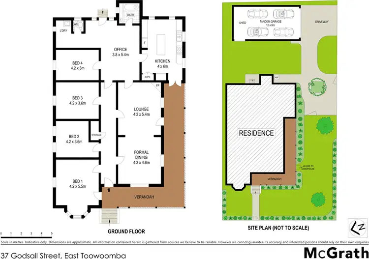 Floorplan of Homely house listing, 37 Godsall Street, East Toowoomba QLD 4350