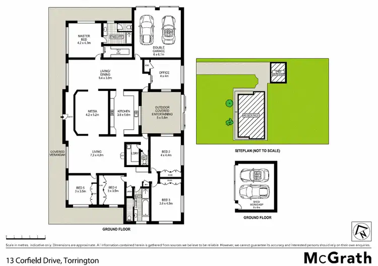 Floorplan of Homely house listing, 13 Corfield Drive, Torrington QLD 4350