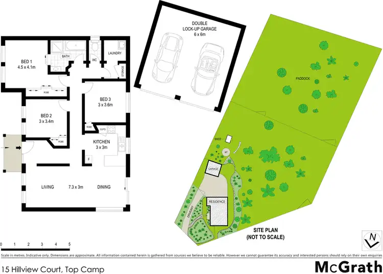 Floorplan of Homely house listing, 15 Hillview Court, Top Camp QLD 4350