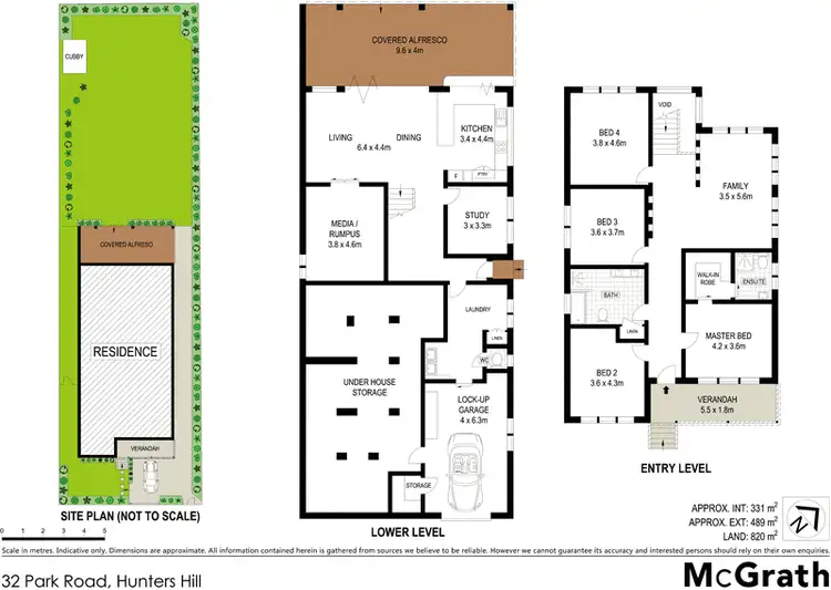 Floorplan of Homely house listing, 32 Park Road, Hunters Hill NSW 2110
