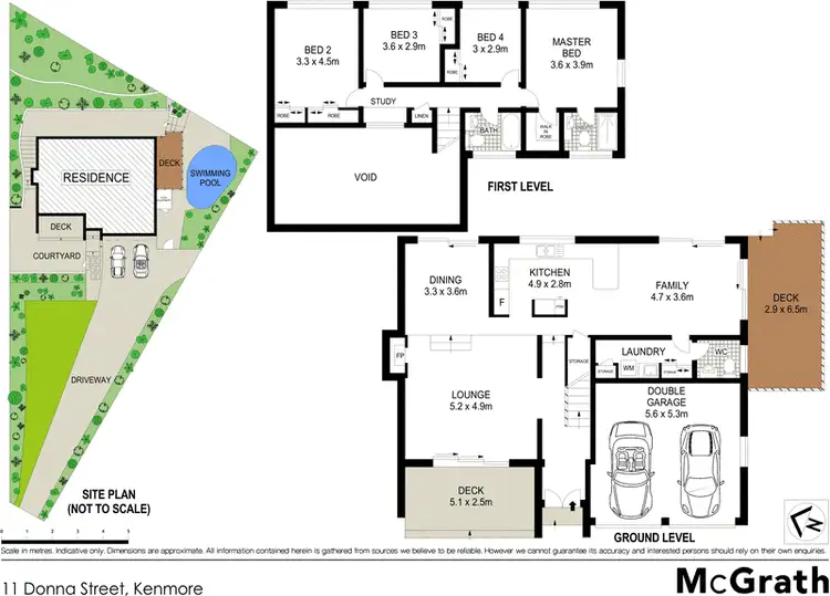 Floorplan of Homely house listing, 11 Donna Street, Kenmore QLD 4069