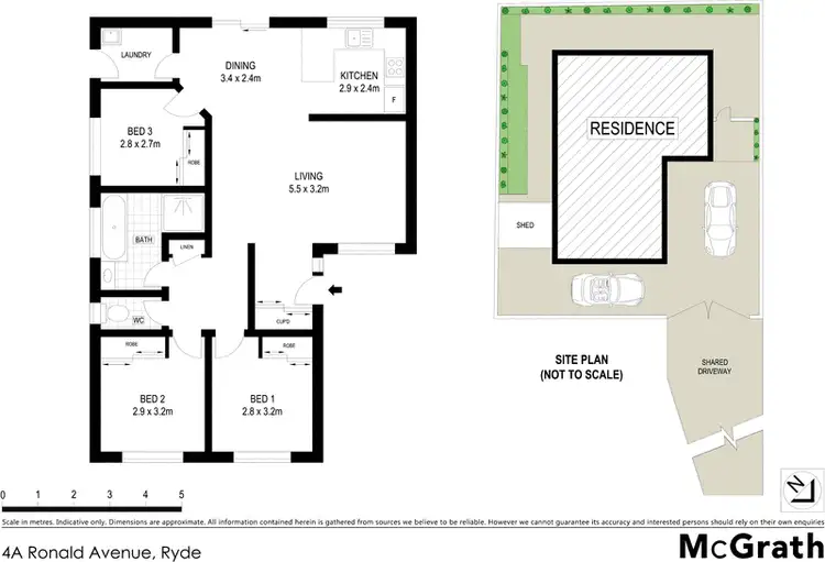 Floorplan of Homely house listing, 4A Ronald Avenue, Ryde NSW 2112