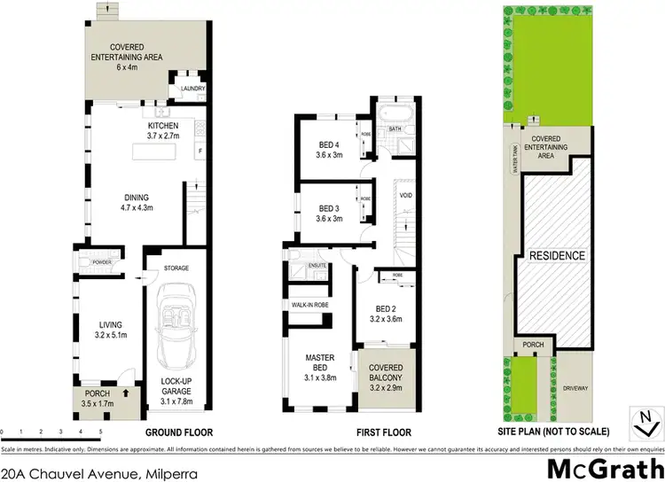 Floorplan of Homely house listing, 20A Chauvel Avenue, Milperra NSW 2214