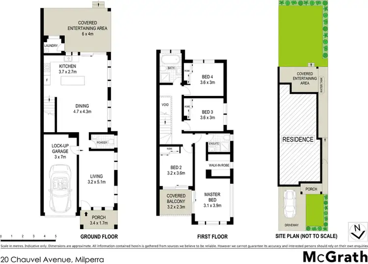 Floorplan of Homely house listing, 20 Chauvel Avenue, Milperra NSW 2214