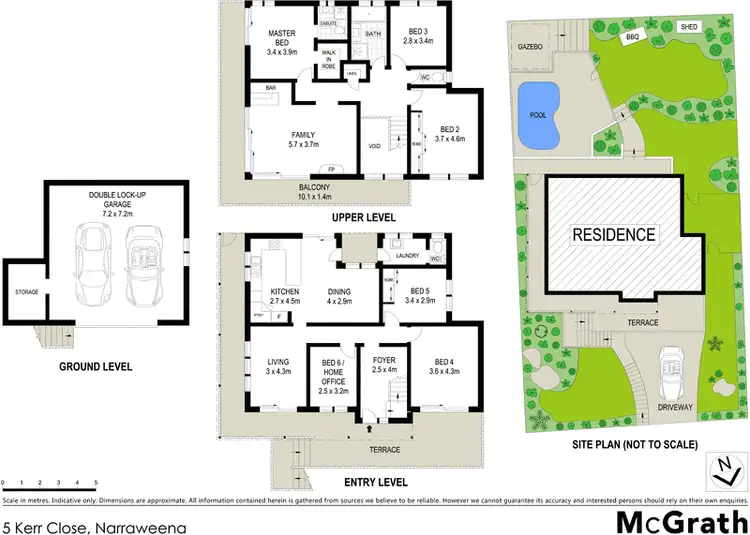 Floorplan of Homely house listing, 5 Kerr Close, Narraweena NSW 2099